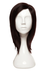 Peruca Naturala ANIA Saten Roscat Inchis